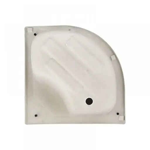 Высокий душевой поддон (полукруглый) WIZ 80х80х42 см. Акриловый  с панелью и ножками - фото 4