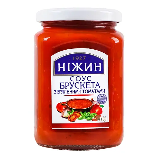 Соус Ніжин Брускета з в'яленими томатами 300 г - фото 1