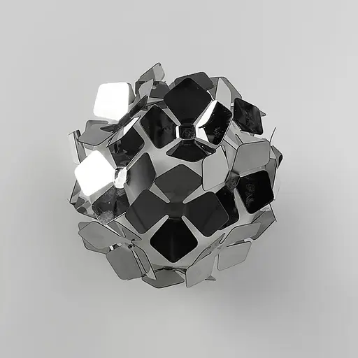 Флористическое бра в хромированном корпусе в виде светового шарика Line F Арт. WB34 A/1 CH - фото 2