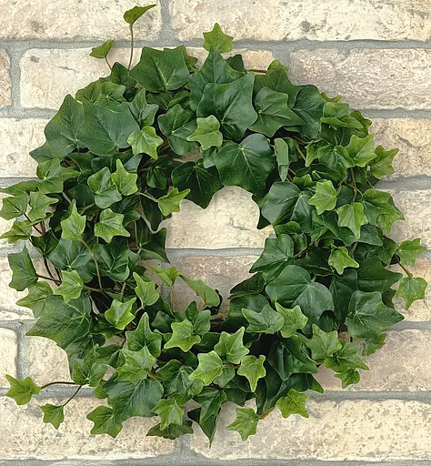 Весняний вінок на двері Hvoya з штучного плюща 35 см - фото 2