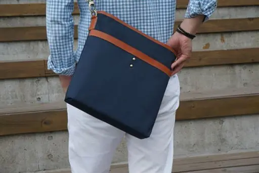 Чоловіча шкіряна сумка через плече Doogacci sum0025855 - фото 14