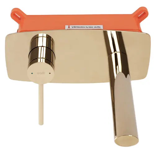 Змішувач для умивальника Rea Oval + Box прихованого монтажу gold REA-B5125 Золотий - фото 2