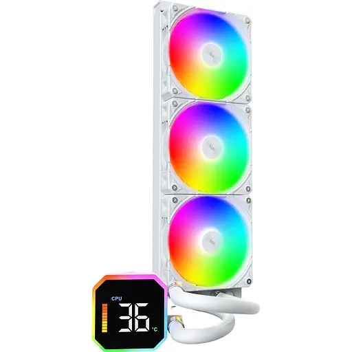 Система водяного охлаждения MONTECH HyperFlow Digital 360 White [151308]