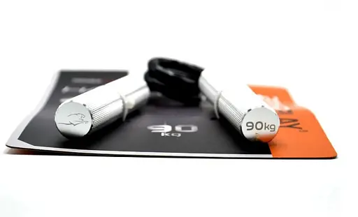 Еспандер-ножиці PowerPlay алюмінієвий 4322 (112 кг) Hand Grip Срібний (PP_4322_112kg) - фото 5