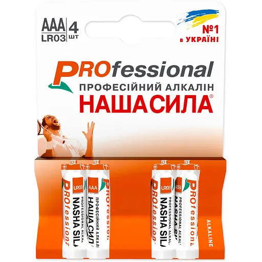 Батарейки Наша Сила Professional AA (LR6) 4 шт. - фото 1