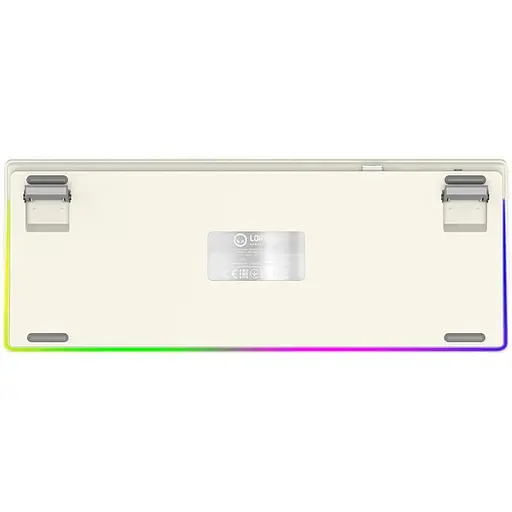 Клавіатура Lorgar KBP70TKLW Wireless Pro TKL EN/UA Beige (LRG-KBP70TKLW-RT-US) - фото 6