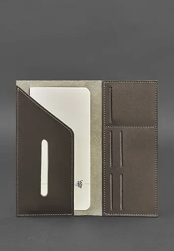 Кожаный тревел-кейс 3.1 темно-бежевый - фото 4