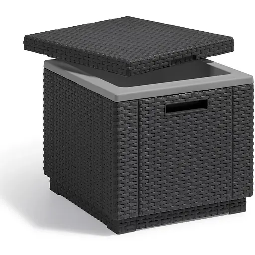 Стіл-скриня з термоізоляцією Allibert Ice Cube графіт - фото 2