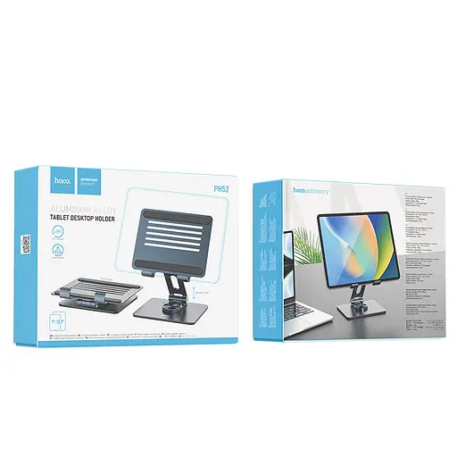 Подставка для планшета – мини-ноутбука Hoco PH52 Might desktop holder - фото 9