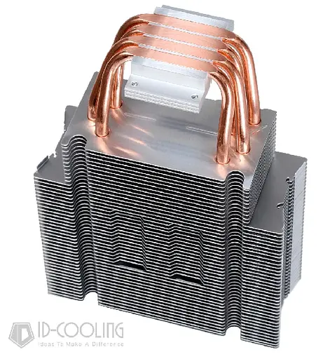 Кулер для процессора ID-Cooling SE-214 Red LED (SE-214) Б/у - фото 6