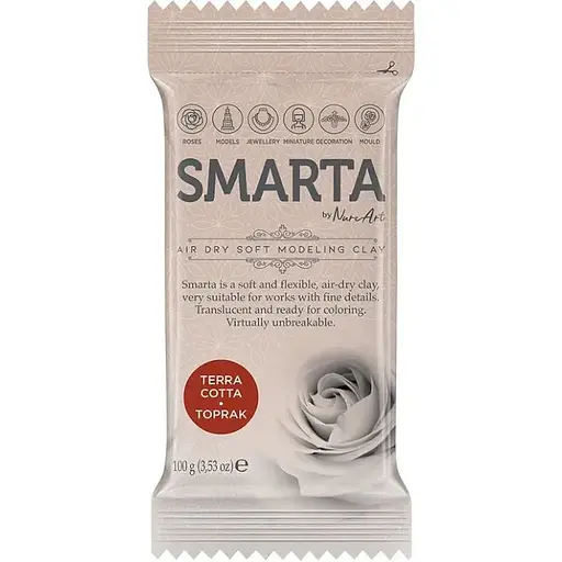 Пластика самозастигаюча Smarta Терракота 100 г - фото 1