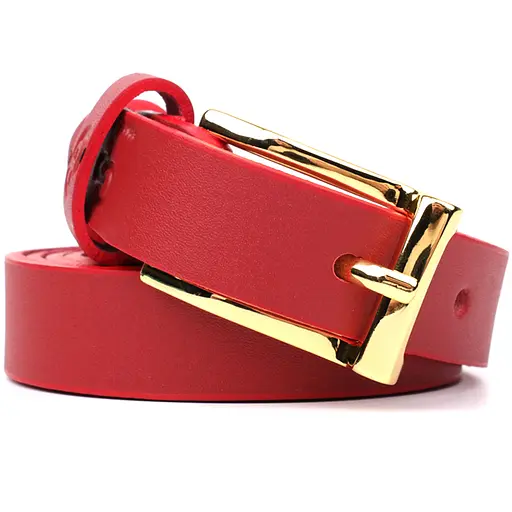 Ремінь шкіряний Grande Pelle для жінок 120х2 см яскравий тонкий acs0029638 - фото 2