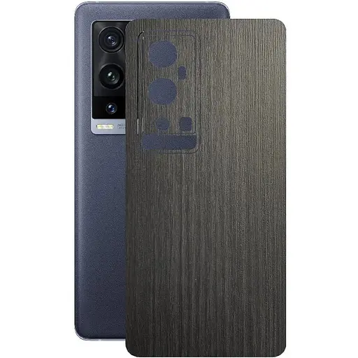 Захисна плівка StatusSKIN для Vivo X60t Pro Plus Корпус Вініл Дерево сріблясто-чорне - фото 1