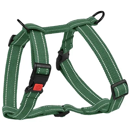 Шлея для собак Barksi Cotton Н-подібна S 20-30х36-60х1.6 см армійська - фото 2