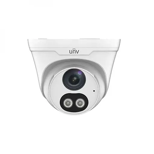 IP-видеокамера 2Mp Uniview IPC3612LE-ADF28KC-WL White f=2.8mm ИК+LED-подсветка, с микрофоном (75-00575)