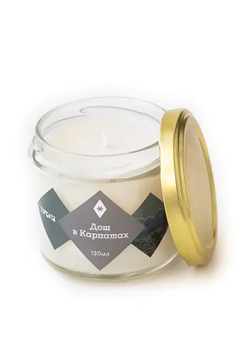 Дощ у Карпатах Соєвий віск Мініатюри 130 мл - фото 5