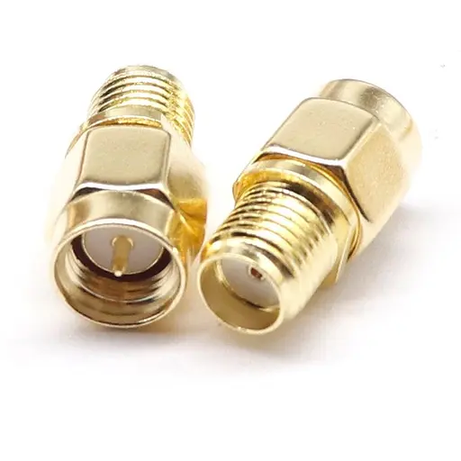 SMA перехідник з SMA male на SMA female зі штирьком з 1-ї сторони (100848) - фото 2