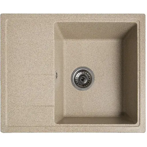 Гранітна кухонна мийка Romzha Cerand Piesok (301) з крилом - фото 1