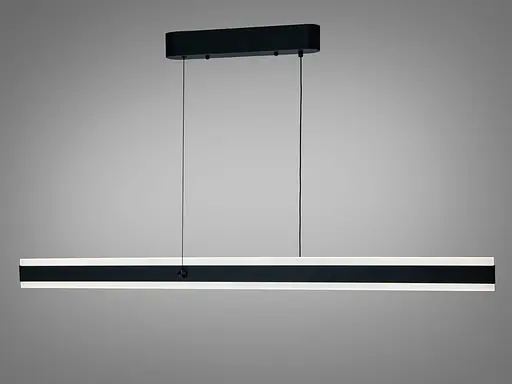 Люстра подвесная LED Diasha черная 58 Вт 10 м² - фото 4
