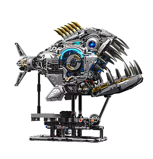 Конструктор піранія MJI механічний двосторонній живий світ 1085 деталей - фото 1