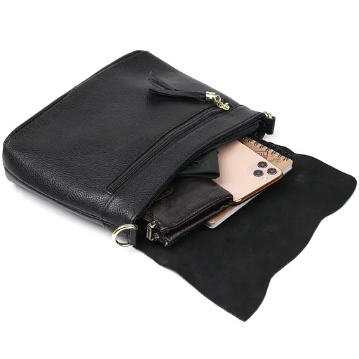 Сумка кожаная женская Vintage 27х18х6.5 см sum0020312 - фото 6