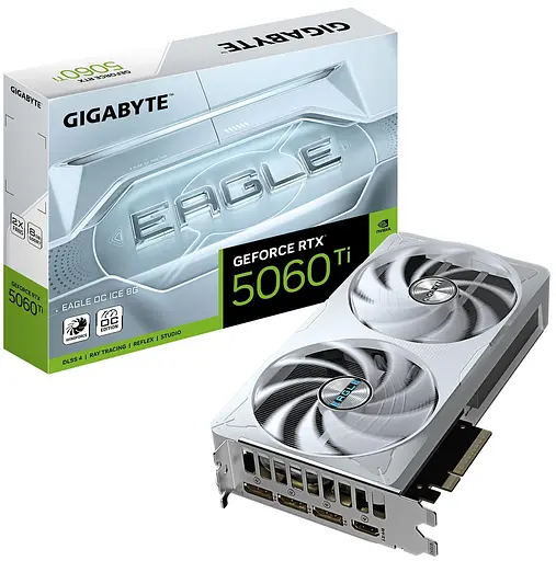 Видеокарта Gigabyte RTX 5060 Ti 8G EAGLE OC ICE (GV-N506TEAGLEOC ICE-8GD) (GDDR7, 128 bit, PCI-E v5.0 x8) - фото 10