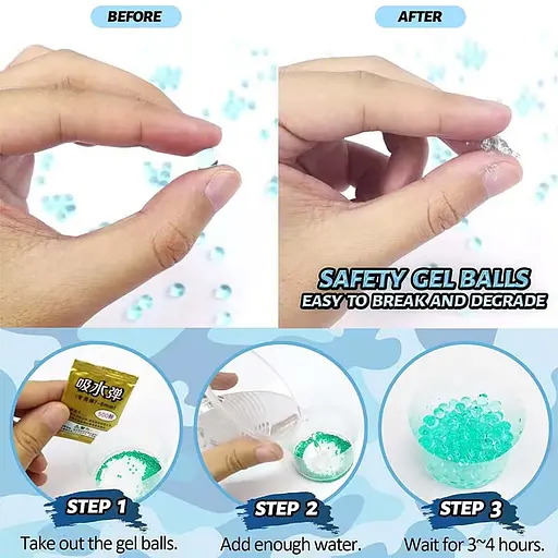 Пістолет на гідрогелевих кульках (орбізах) Gel Energy XS-873 Grey - фото 8