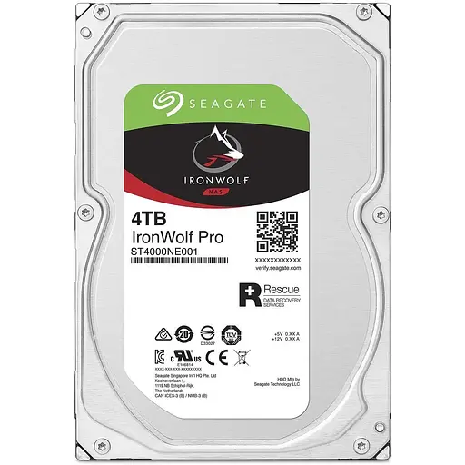 Жесткий диск Seagate IronWolf Pro NAS 3.5" 4 TB SATA3 ST4000NE001 - фото 3