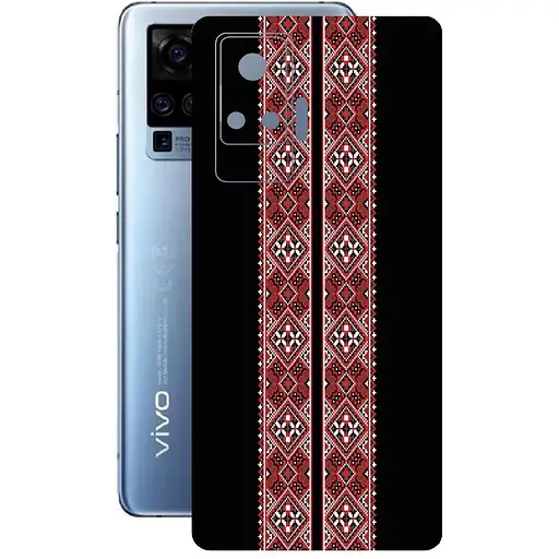 Защитная пленка StatusSKIN для Vivo X51 5G Корпус Винил Вышиванка 3 - фото 1