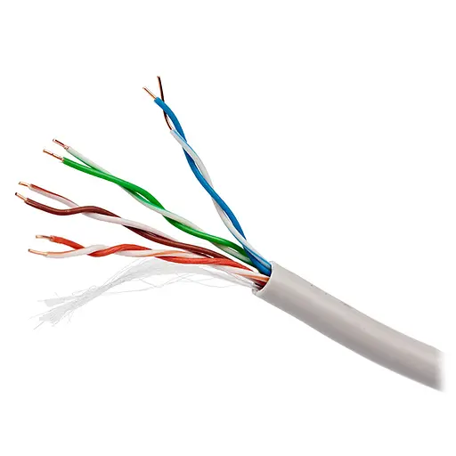 Кабель UTP 5e (бухта, 100м) Cablexpert UPC-5004E-SOL/100 - фото 1
