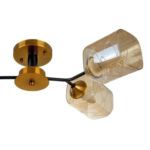 Люстра стельова Brille класична E27 60W G (BL-969C/4) - фото 2