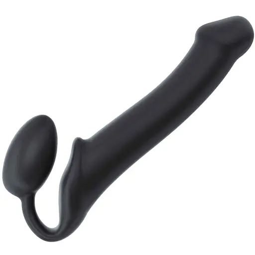 Безремневой страпон Strap-On-Me L 19 см черный