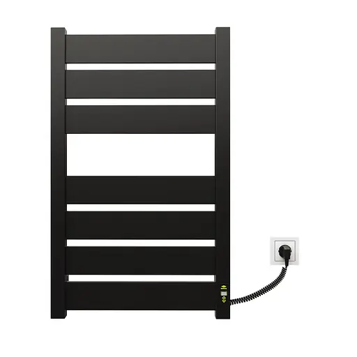 Електрична рушникосушарка Kosser Волз 800x500 ER тайм. чорний ДВЛ01ER, Чорний матовий, Праве - фото 2