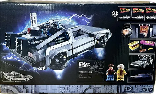 Конструктор Metr+ Back to the Future: Машина Часу ДеЛореан. DeLorean Time Machine на 1872 деталі - фото 2