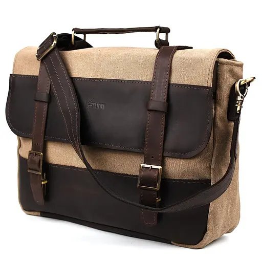 Шкіряна чоловіча сумка TARWA 36х27х10 см nsa0001325 - фото 1