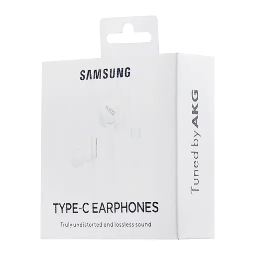 Наушники Samsung AKG Earphones Type-C белые - фото 2