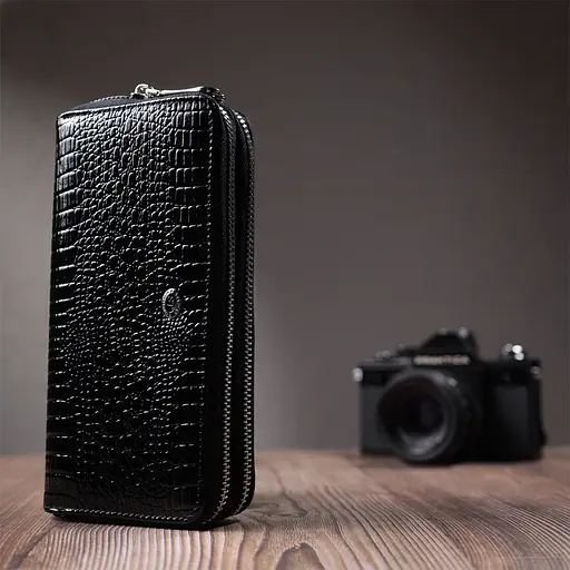 Жіночий шкіряний гаманець ST Leather 19х9.5х4 см acs0029409 - фото 10