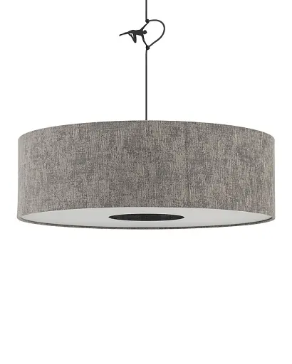 Подвесной светильник, люстра Nowodvorski 11675 Lago L E27 1x25W IP20 серый - фото 4