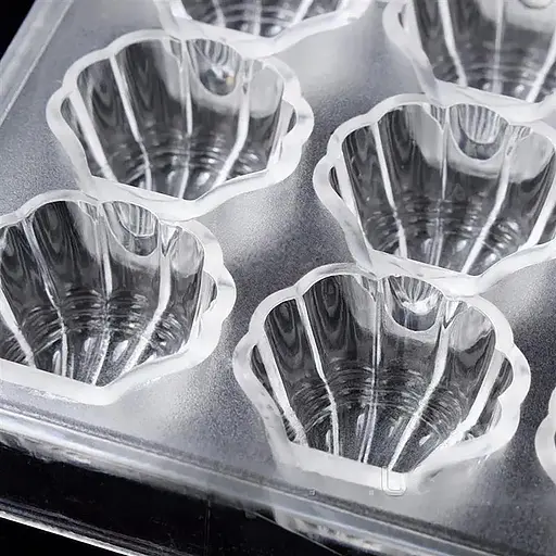 Форма пластиковая для шоколадных конфет (шоколада) и желе «Ракушка» 27.5х13.5х2.4 см на 24 конфеты, Kitchen Master Белый 85909 - фото 5