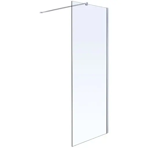 Душевая стенка Volle Walk-In 100x190 + профиль + крепеж 18-08-100+18-01-01+18-05D-100, прозрачный - фото 1