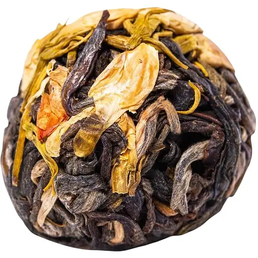 Шен Пуэр Драконье яйцо с цветами жасмина