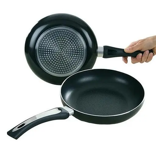 Сковорода Bohmann BH-1000-28 с мраморным покрытием стеклянной крышкой 28 см (без упаковки) - фото 3