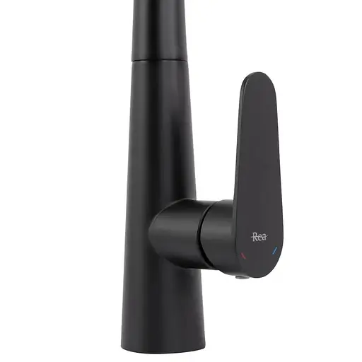 Змішувач для кухні Rea Ross black REA-B5313 Чорний матовий - фото 4