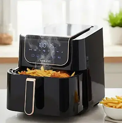 Аерофритюрниця безмасляна Sokany SK-10032 на 7л з сенсорним керуванням 1800Вт - фото 2