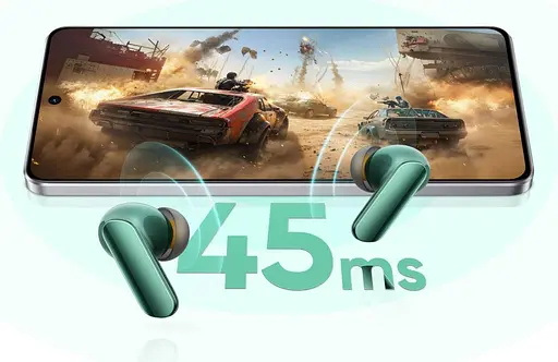 Наушники беспроводные Realme Buds Air 7 Pro Racing Green зеленые - фото 6