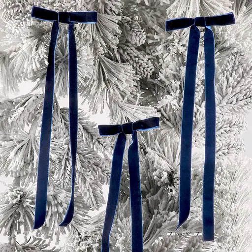 Набор декоративных украшений Yes! Fun Банты 36x12 см 5 шт. синий (975099) - фото 6