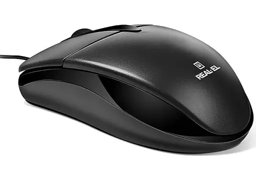 Мышь Real-EL RM-211 USB Black (EL123200001) - фото 3