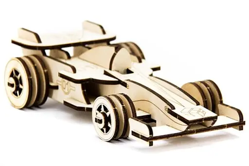 Дерев'яний конструктор Формула 1 39 деталей - фото 1