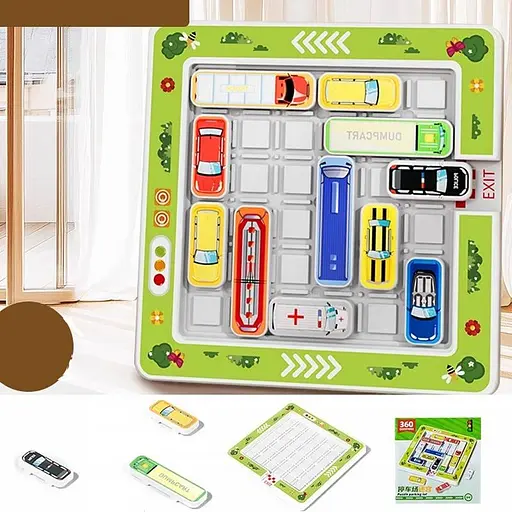 Портативна інтерактивна гра-лабіринт Epik SHT KJ131-3 Move Car Parking Colorful - фото 2