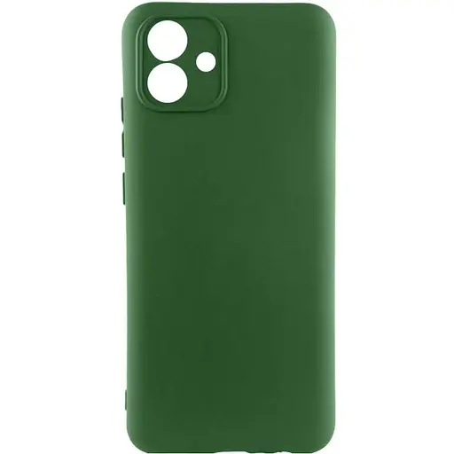 Чохол Silicone Cover Lakshmi Full Camera (AA) для Samsung Galaxy A04 Зелений / Dark green - фото 1